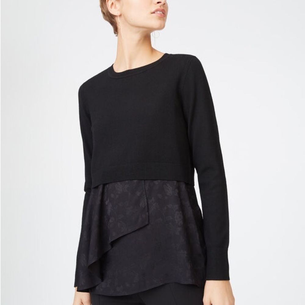 Club Monaco Claribel Sweater | layered cropped sweater